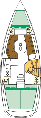 Парусная яхта Oceanis 343