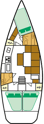 Парусная яхта Oceanis 393