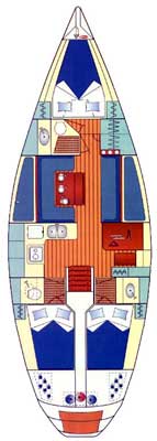 Парусная яхта Olympic Sea 42 (5 кают)